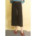 Flannel Culotte With Patch Pocket